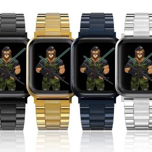 بند فلزی اپل‎ واچ 42 و 44 میلی‌متر گرین Green Apple Watch 42/44mm Metallic Grande Strap