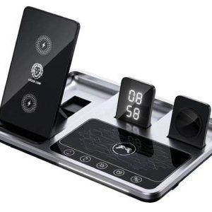 شارژر وایرلس چندکاره گرین Green 4 in 1 Wireless Charger Station GN4IN1WCS